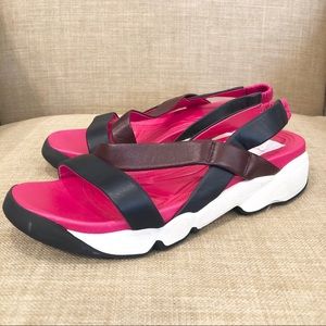 NEW DIOR LEATHER STRAPPY SPORT SANDALS